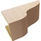Ekena Millwork 10"W x 20"D x 10"H Wide Greensboro Rough Cedar Woodgrain TimberThane Corbel, Primed Tan CORUR10X20X10GRNRCPR - alternate 5